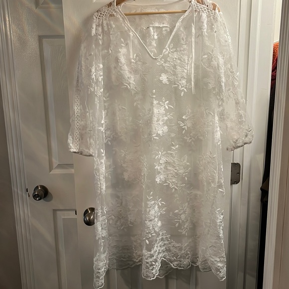 70’s lace dress overlay - Picture 1 of 4